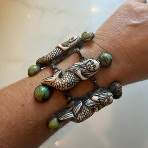 Mermaid Bracelet with Turquoise Accents